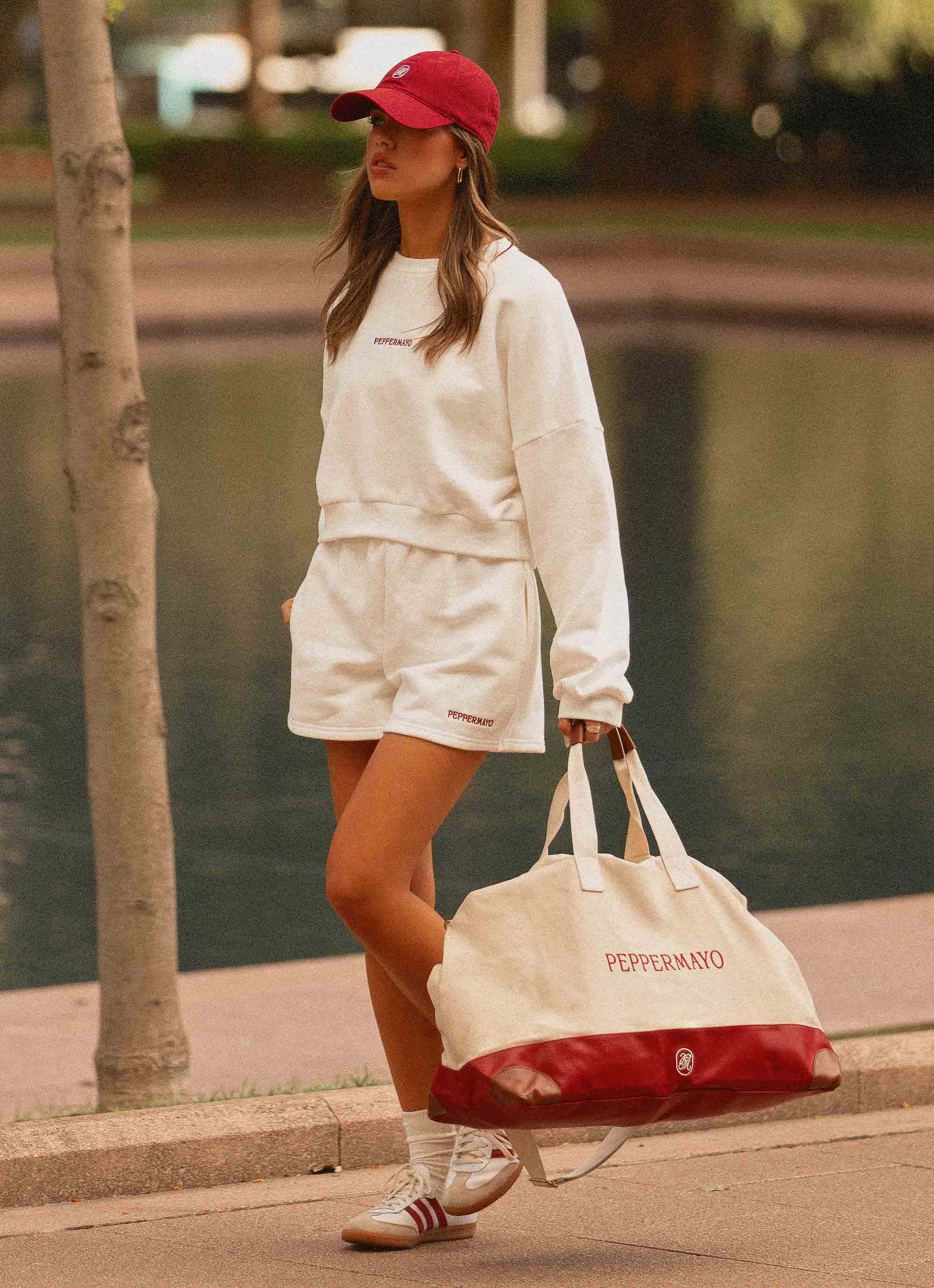 Signature Sweatshorts - Ivory - Image 9