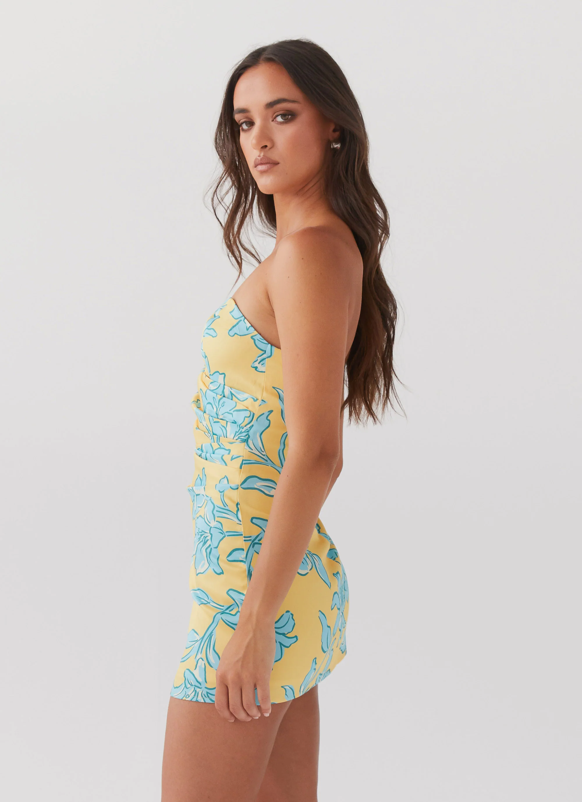 Tuscany Mini Dress - Golden Bloom - Image 3